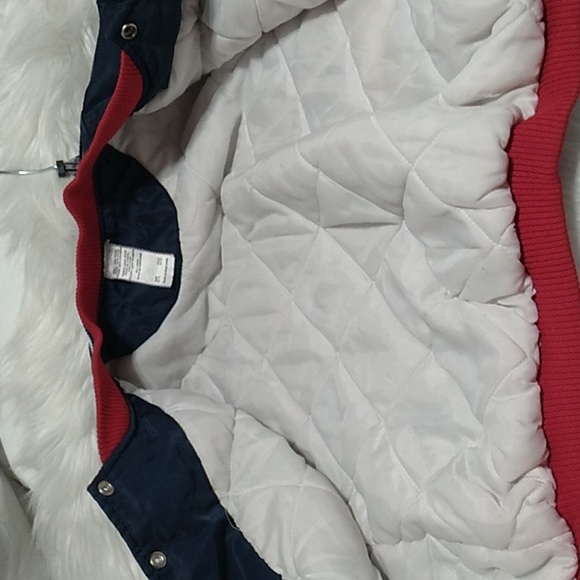 Vintage Adidas Indians Snap Button Coat Sz.10/12 Unisex - Picture 14 of 15